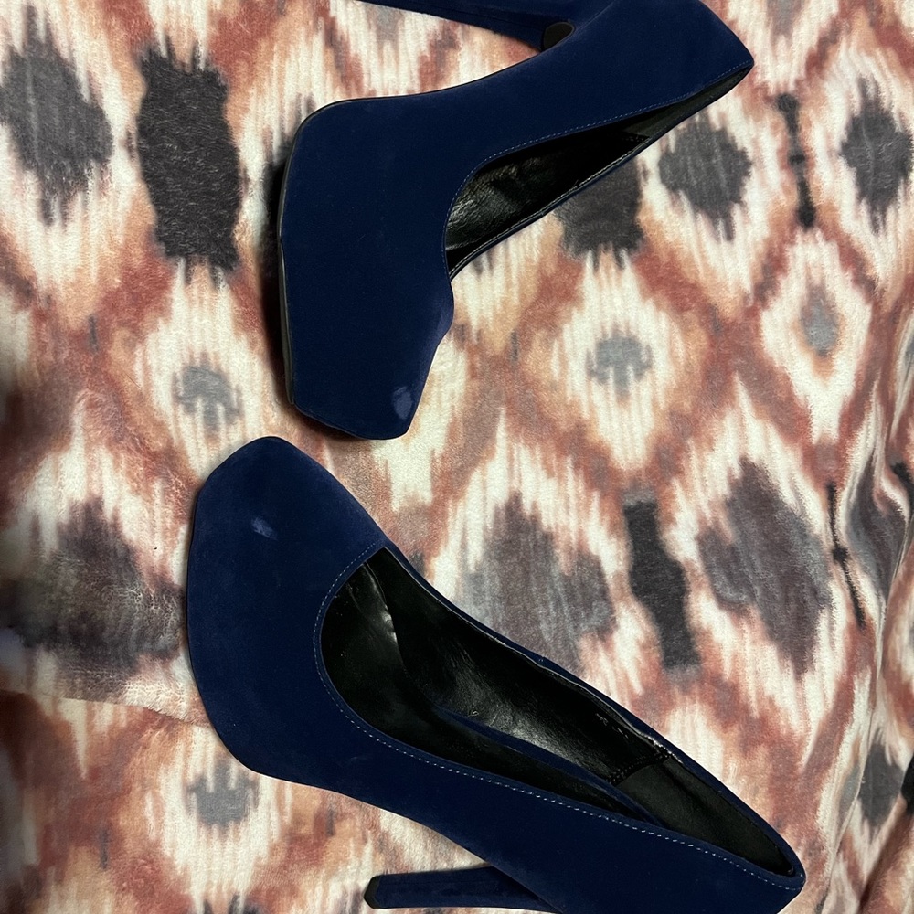 Blue heels
